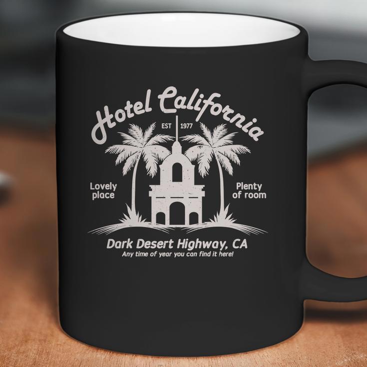 Vintage Retro Cool Hotel California Dark Desert Highway Coffee Mug