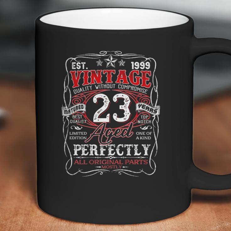 Vintage Retro Est 1999 23Rd Birthday 23 Years Old Gifts Coffee Mug