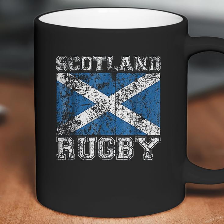 Vintage Style Saltire Scottish Flag Coffee Mug