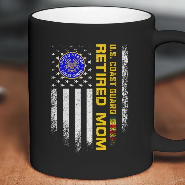 Vintage Usa Flag Us Coast Guard Vietnam Veteran Retired Mom Gift Graphic Design Printed Casual Daily Basic Coffee Mug