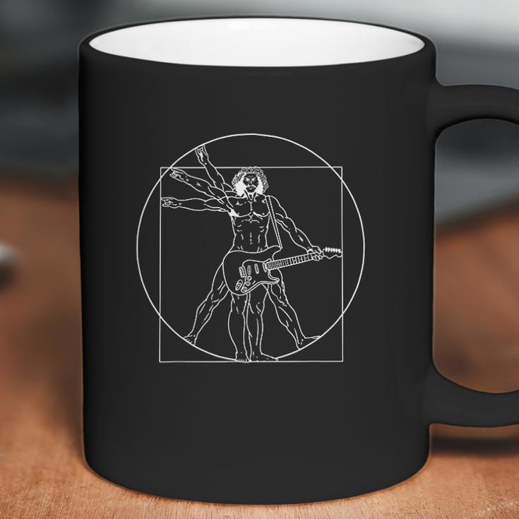 Vitruvian Man Guitar Music Da Vinci Guitarist Coffee Mug