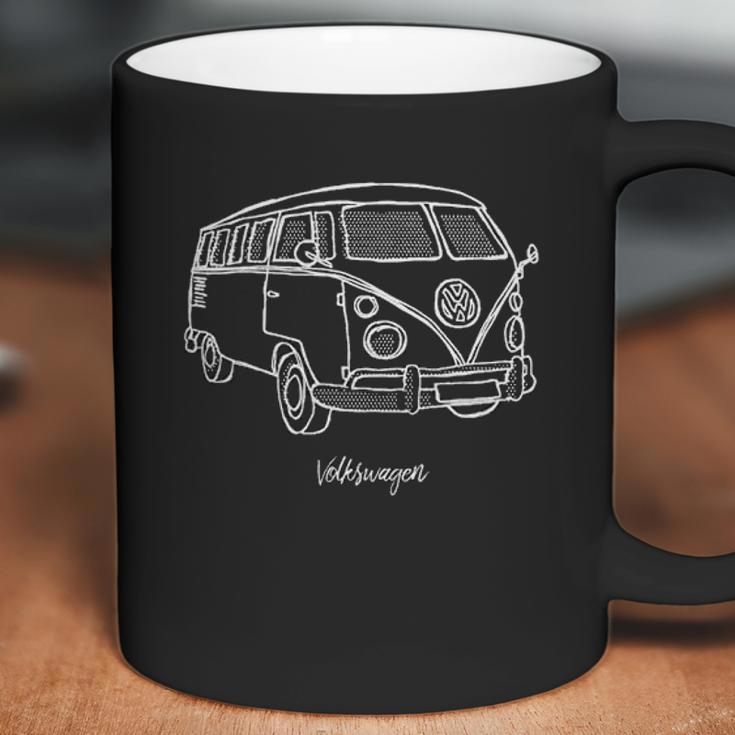 Volkswagen Camper Doodle Coffee Mug