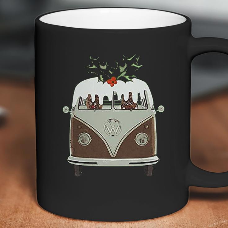 Volkswagen Christmas Pudding Camper Coffee Mug