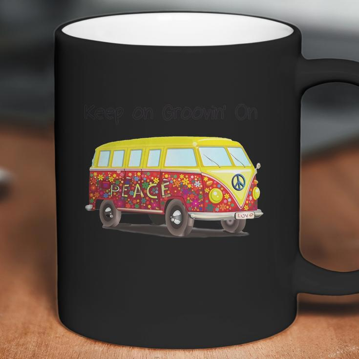 Volkswagen Peace Bus Keep On Groovin On Coffee Mug