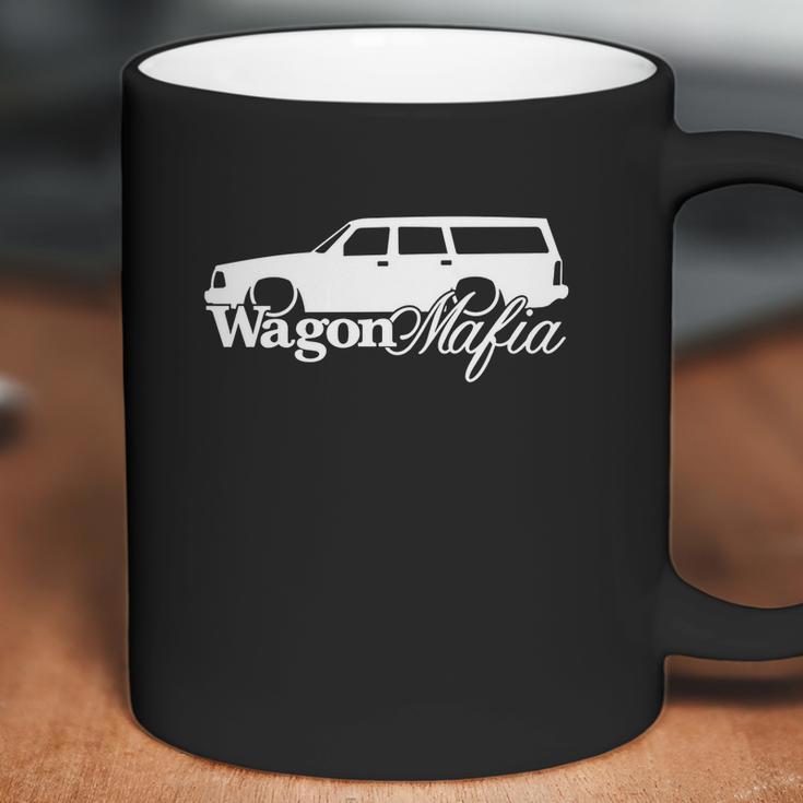 Wagon Mafia For Volvo 240 Enthusiasts Lowered Stanced Volvo 245 Wagon Mafia Station Wagon Retro Volvo Wagon Love Coffee Mug