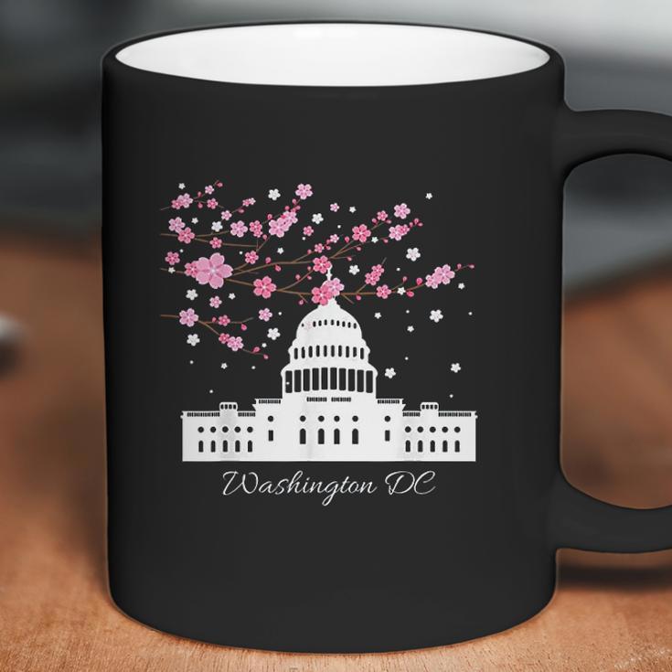 Washington Dc Capitol Building Cherry Blossoms Coffee Mug