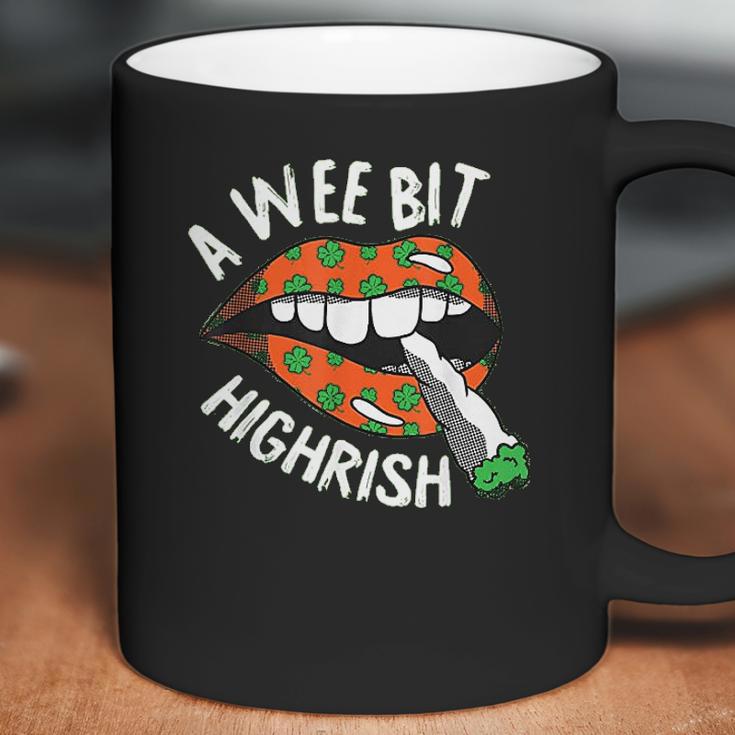 A Wee Bit Irish St Patricks Day Funny Thc Stoner Gifts Coffee Mug