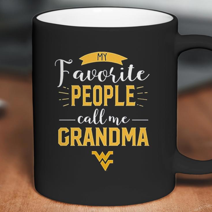 West Virginia Mountaineers My Favorite People Call Me Grandma Coffee Mug