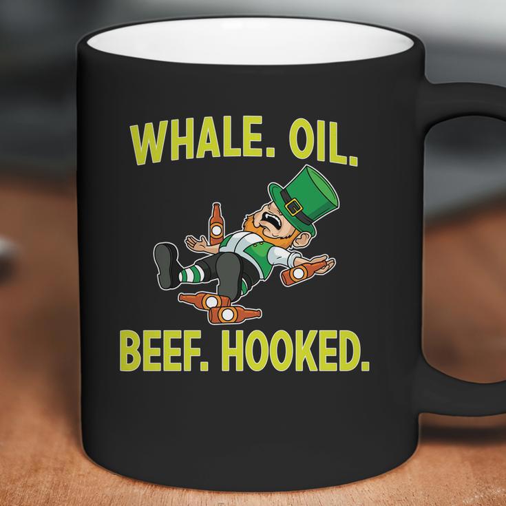 Whale Oil Beef Hooked Funny St Patricks Day Coffee Mug