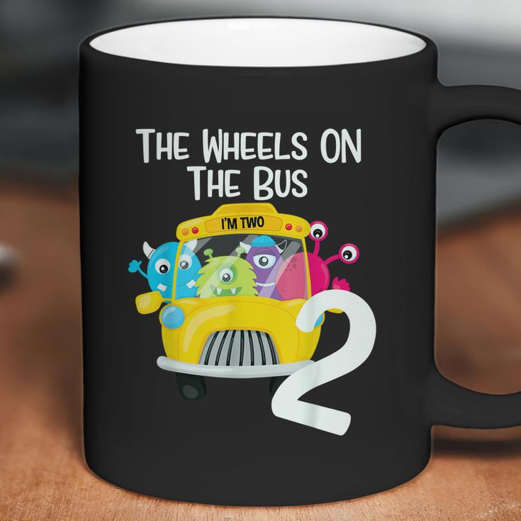 The Wheels On The Bus 2Nd Birthday Party 2 Year Old Toddler Coffee Mug