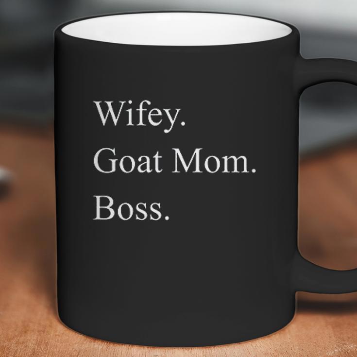 Wifey Goat Mom Boss Mothers Day Coffee Mug