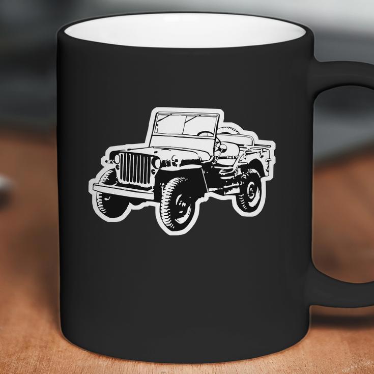 Willys Jeep 2 Color T-Shirts Coffee Mug