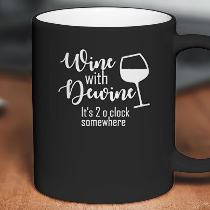 Wine With Dewine Ohio Coffee Mug