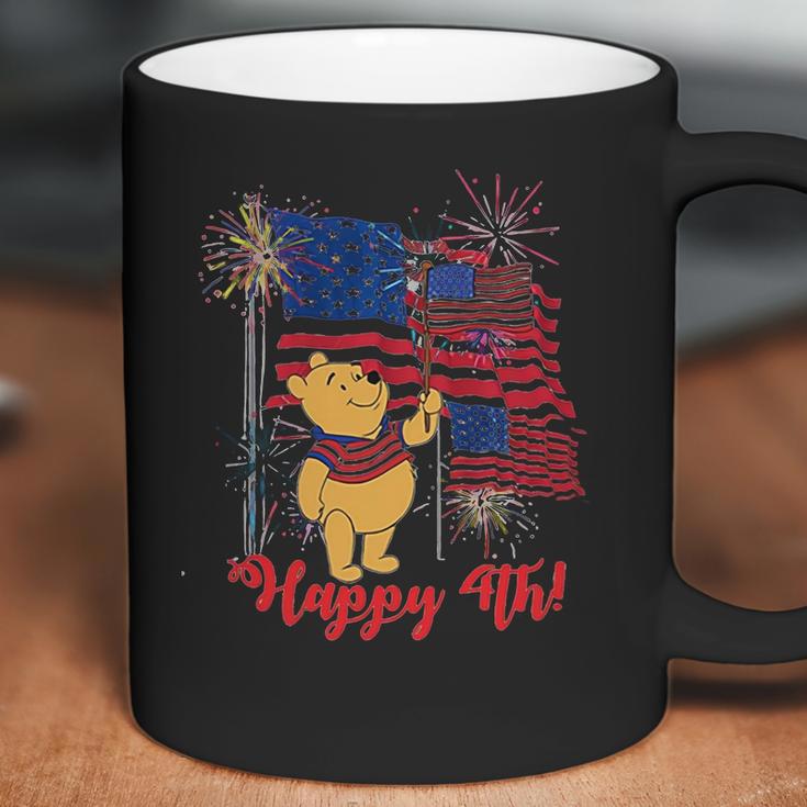 Winnie The Pooh Happy 4Th July American Flag Coffee Mug