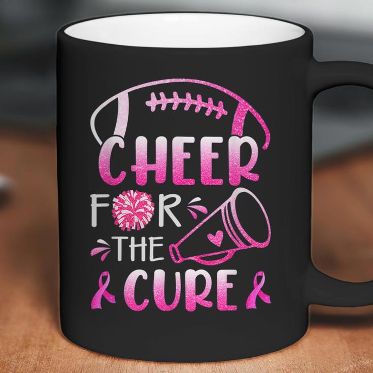 Woman Breast Cancer Awareness Cheer For The Cure Men Women T-Shirt Graphic Print Casual Unisex Tee Coffee Mug