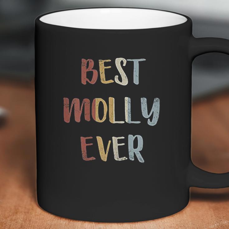 Womens Best Molly Ever Retro Name Gift Coffee Mug