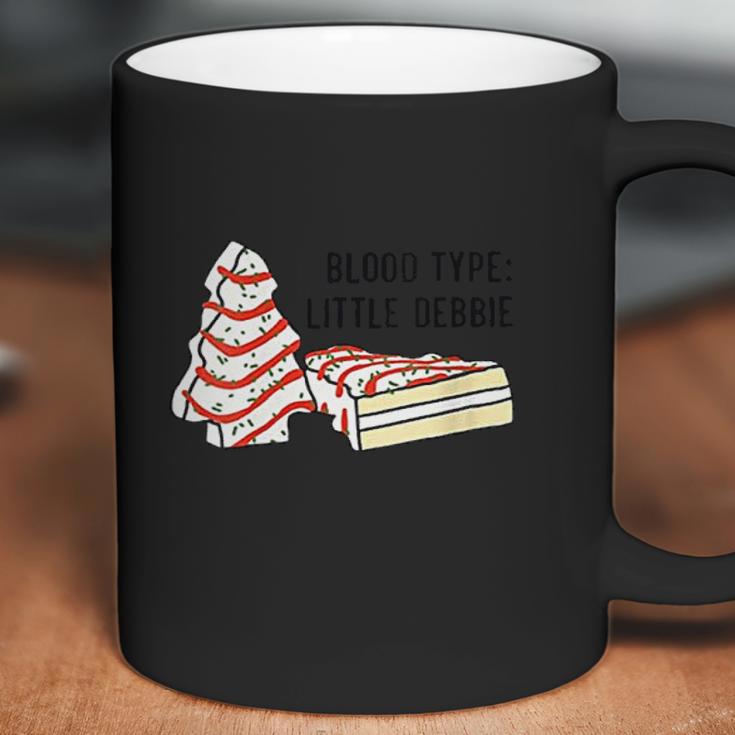 Womens Blood Type Little Debbie Inspired Tree Snack Cake Coffee Mug