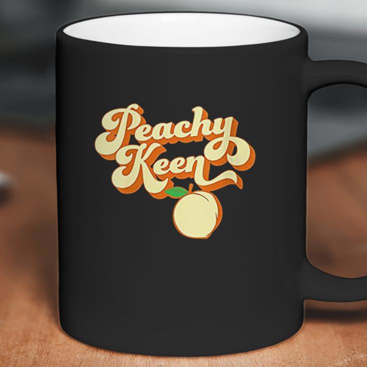 Womens Retro 1980S Peachy Keen Coffee Mug