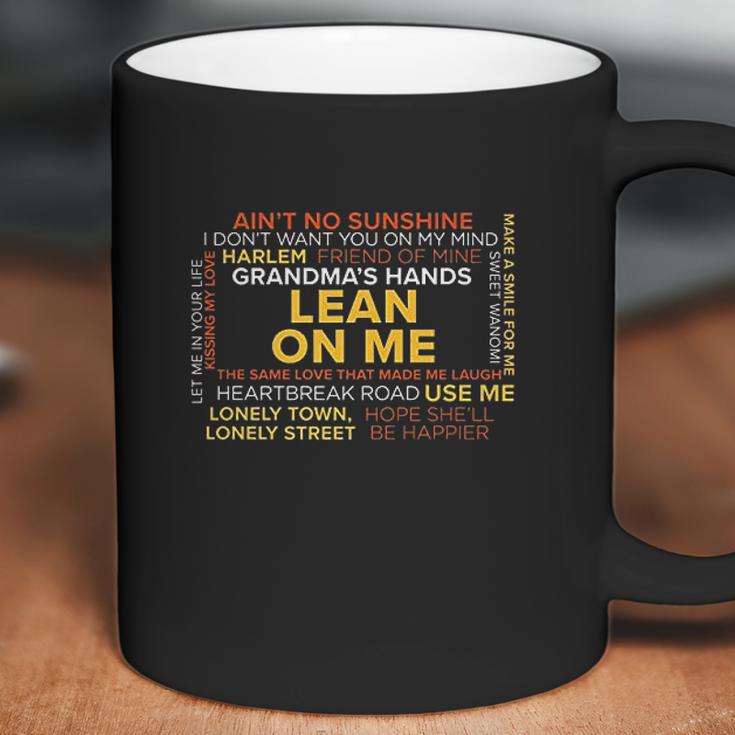 Word CloudSongs Written By Bill Withers Coffee Mug