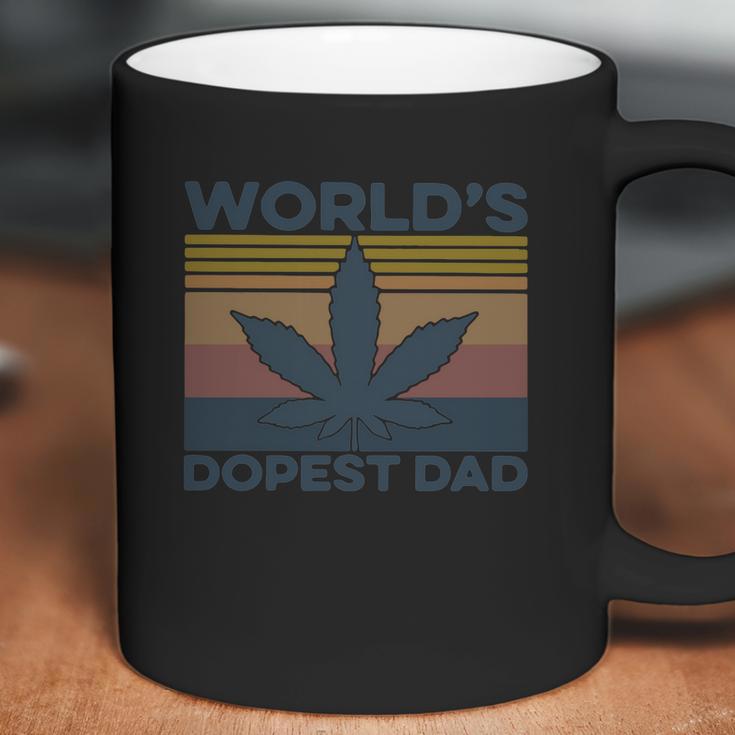 World’S Dopest Dad Weed Vintage Shirtc Coffee Mug