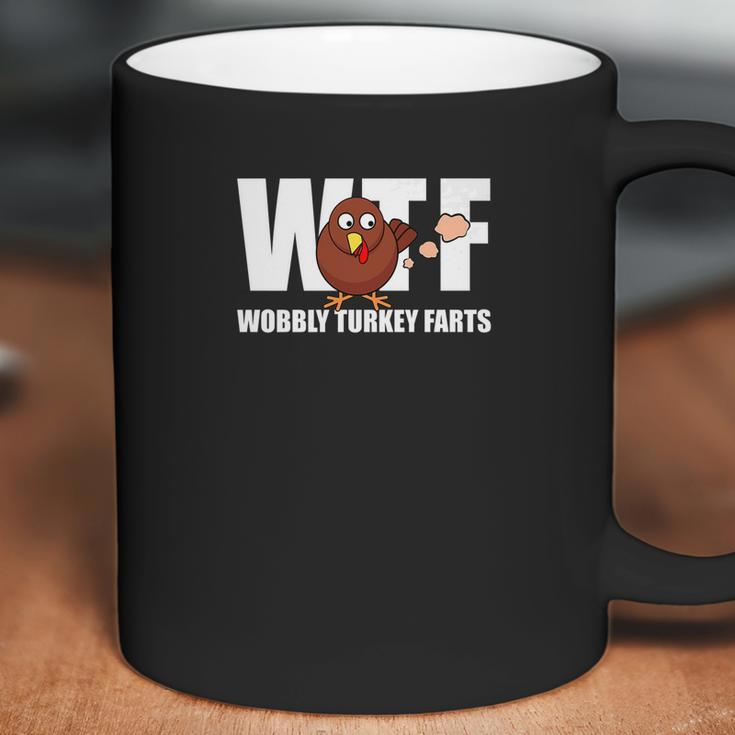 Wtf Wobbly Turkey Farts Funny Thanksgiving Day Coffee Mug