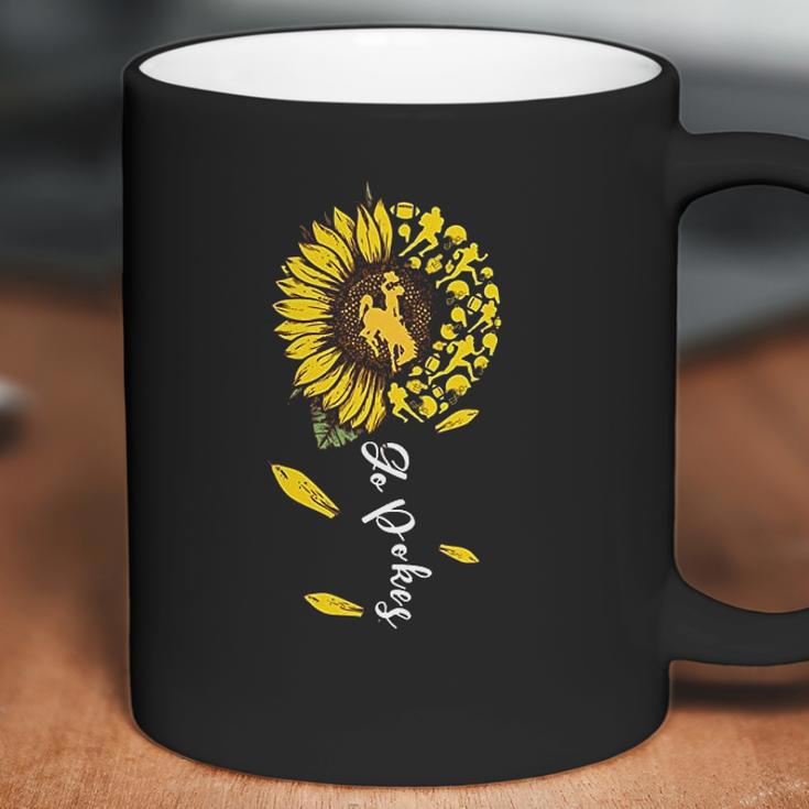 Wyoming Cowboys Sunflower Of Things Coffee Mug