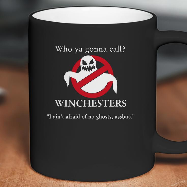 Who Ya Gonna Call Winchesters I Aint Afraid Of No Ghosts Assbutt Coffee Mug