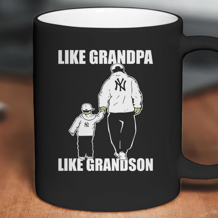 Yankees Like Grandpa Like Grandson Tshirt Coffee Mug