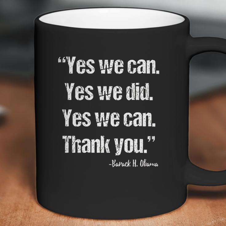 Yes We Can Yes We Did Farewell Coffee Mug