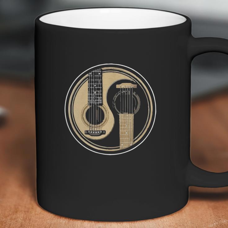 Yin Yang Guitar Rock Shirt Funny Guitar Coffee Mug