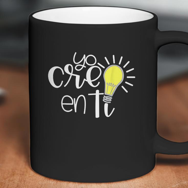 Yo Creo En Ti Lightbulb Spanish Teacher Coffee Mug