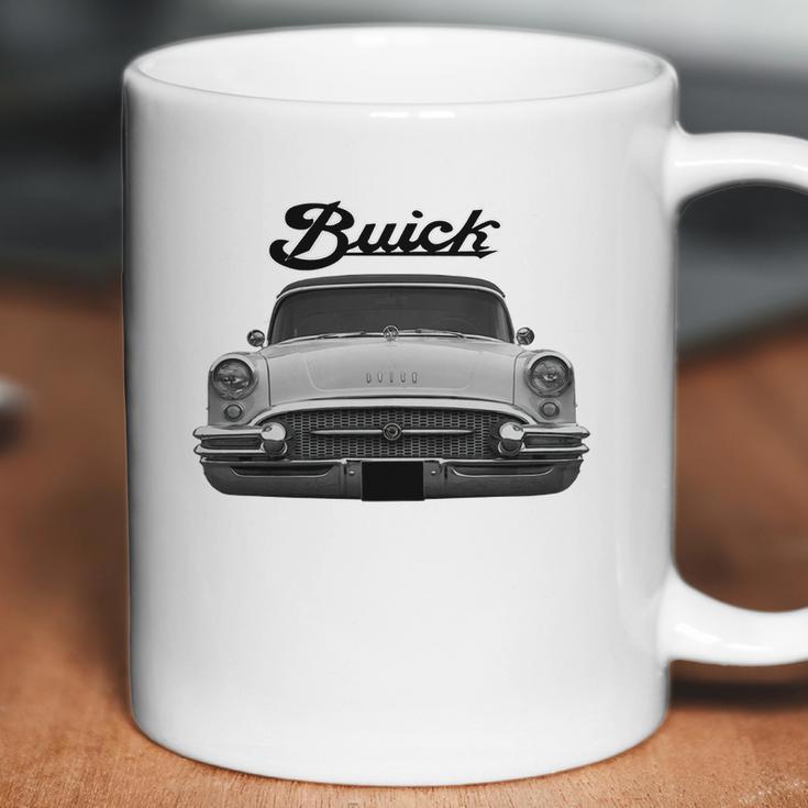 1955 Buick Two Side White Coffee Mug