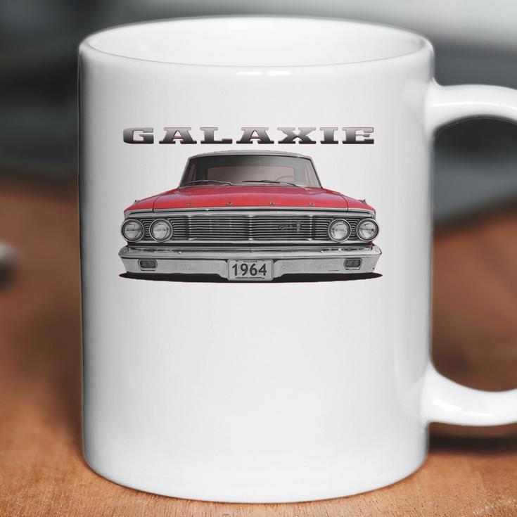 1964 Ford Galaxie Red Two Sided Coffee Mug