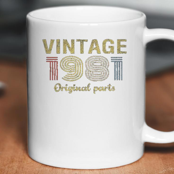 40Th Birthday Gift Retro Birthday Vintage 1981 Coffee Mug