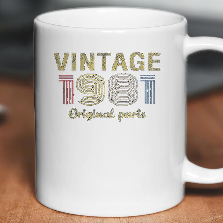 40Th Birthday Gift Vintage 1981 Original Parts Coffee Mug