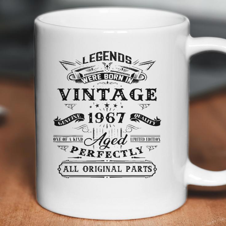 55Th Birthday Gift For Legends Born 1967 55 Years Old Vintage Coffee Mug