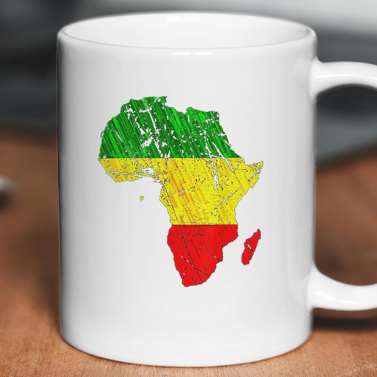 Africa Map Reggae Rasta Coffee Mug