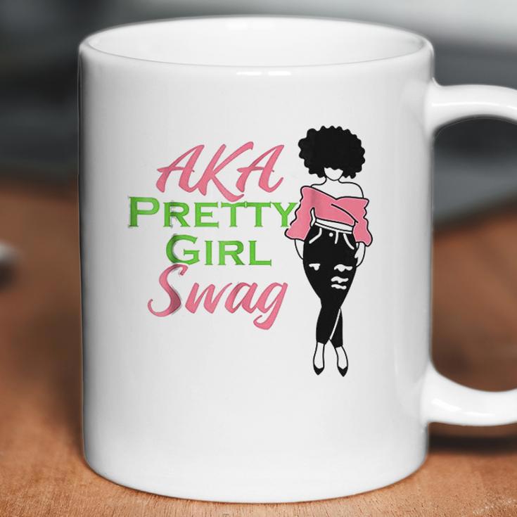 Aka Pretty Girl Swag Alpha Sorority Kappa Pink Gift Coffee Mug