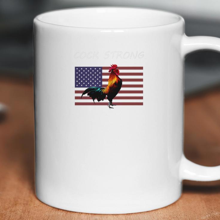 American Rooster Chicken Cock Strong Usa Pride Coffee Mug