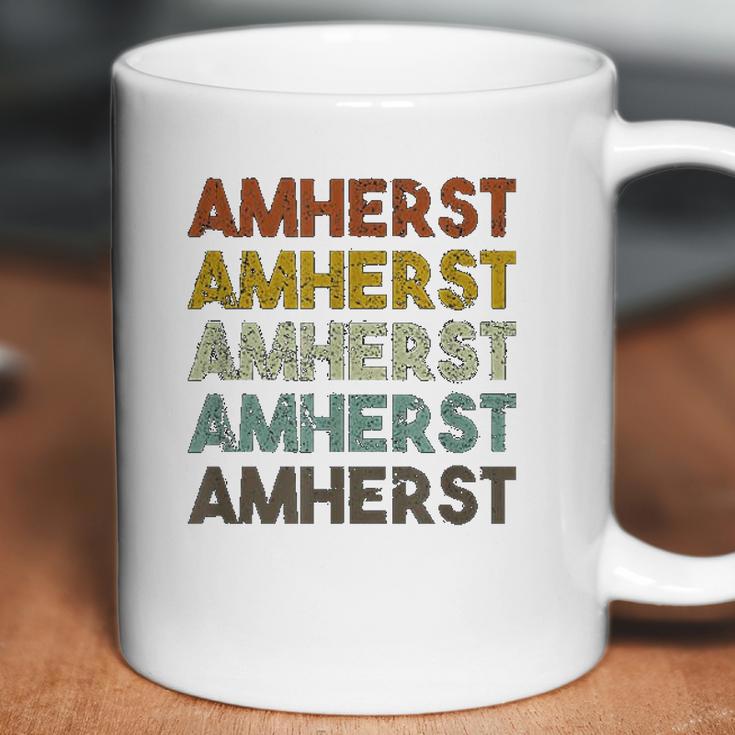 Amherst Massachusetts Retro Vintage Coffee Mug