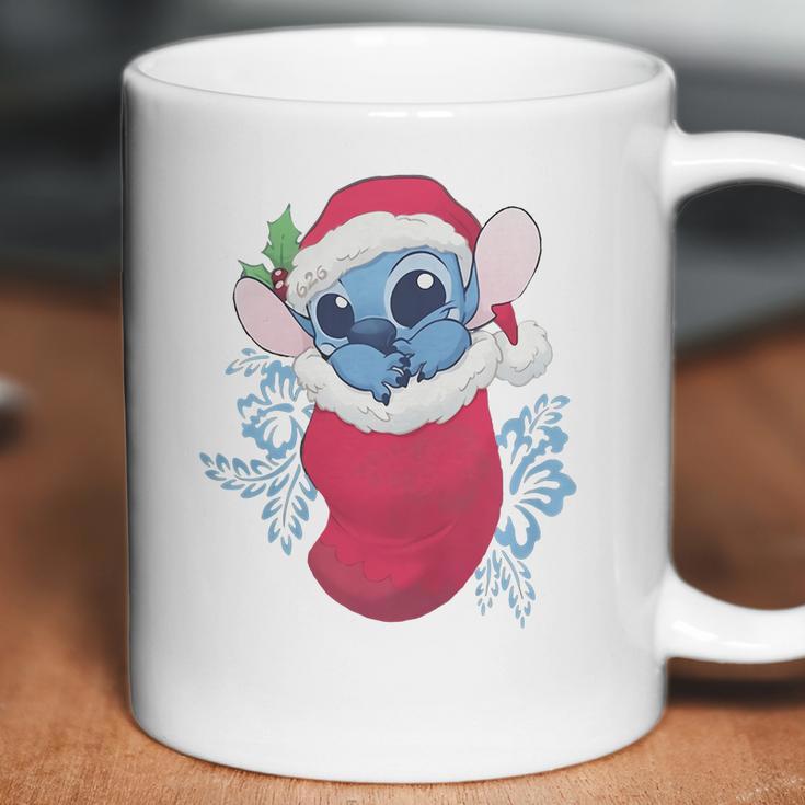 Baby Stitch In Christmas Stocking Coffee Mug