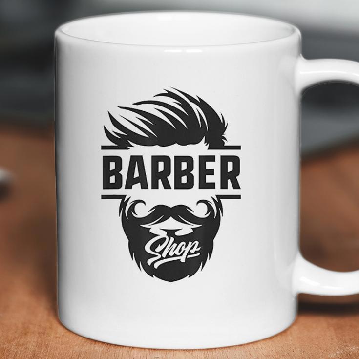 Barber Shop Apron Combo Blade Case Station Hair Set Coffee Mug