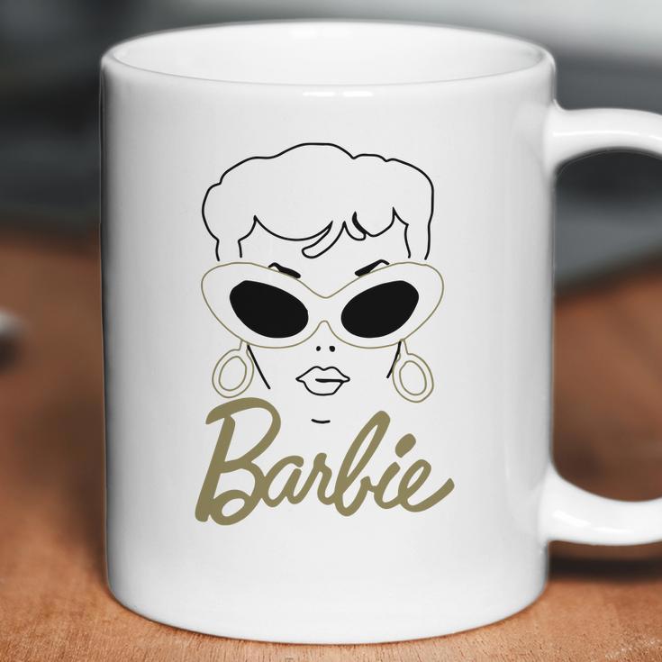 Barbie 60Th Anniversary Gold Glasses Coffee Mug