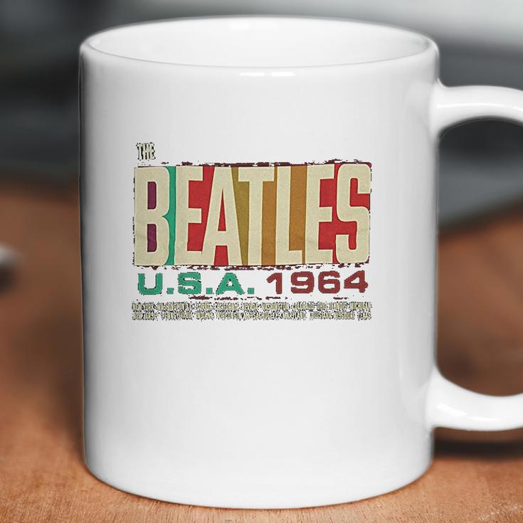 Beatles Usa 1964 Coffee Mug