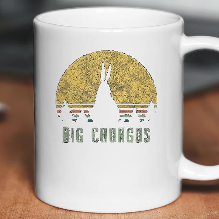 Big Chungus Retro Vintage Sunset Meme Coffee Mug