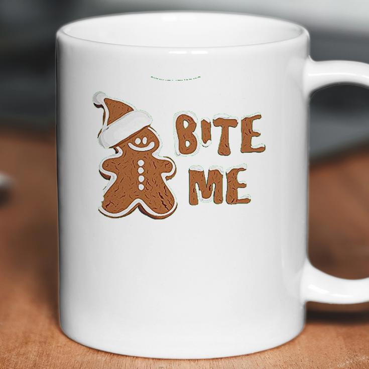 Bite Me Gingerbread Cute Coffee Mug