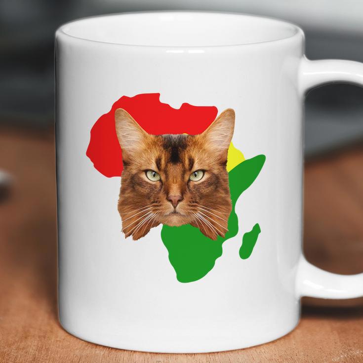 Black History Month African Map Somali Gift For Pet Lovers Proud Black Coffee Mug