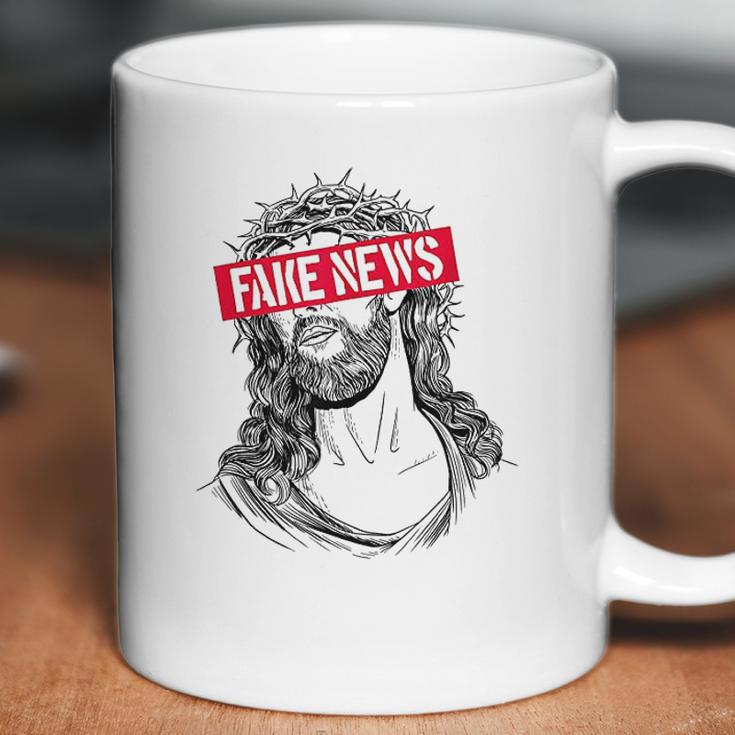 Blackcraft Antichrist Jesus Fake News Skeptic Atheist Coffee Mug