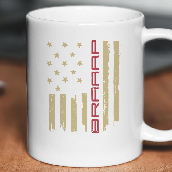 Braaap Snowmobile Flag Coffee Mug