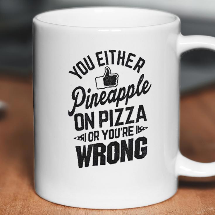 Brisco Brands Like Pineapple Pizza Debate Opinion Funny Coffee Mug